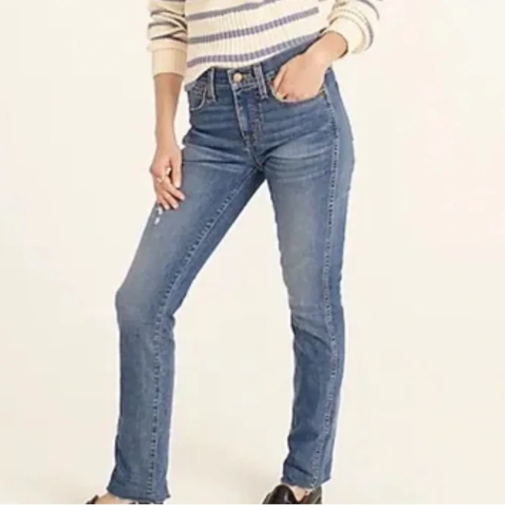 J. Crew Vintage Slim Straight Blue Denim Jeans size 29 or 8